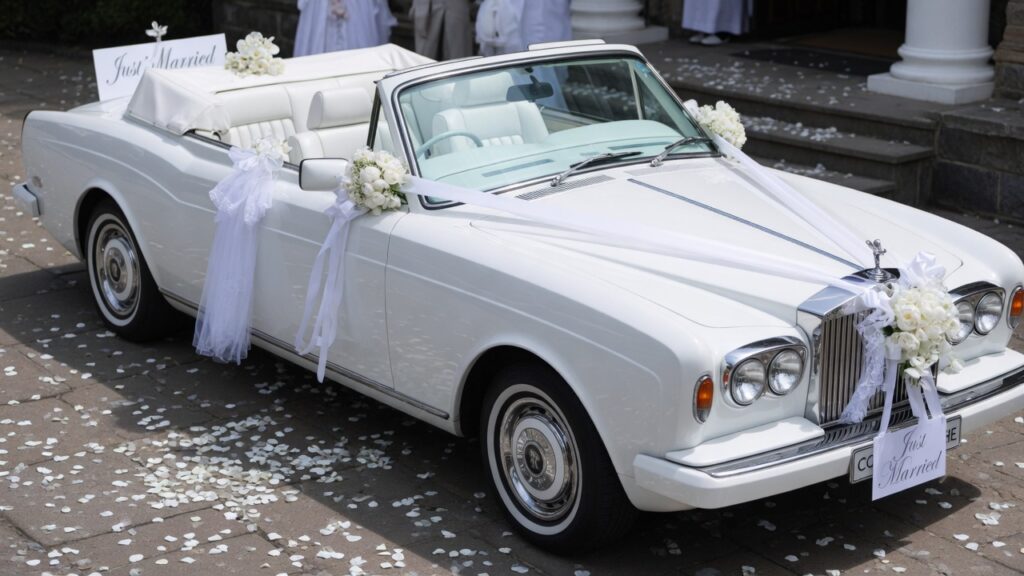rolls royce cornishe wedding